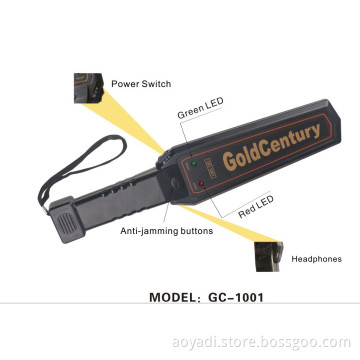 High Sensitivity Hand Held Metal Detector (GC-1001)